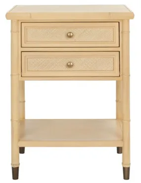 AHAB 2 DRAWER 1 SHELF ACCENT TABLE