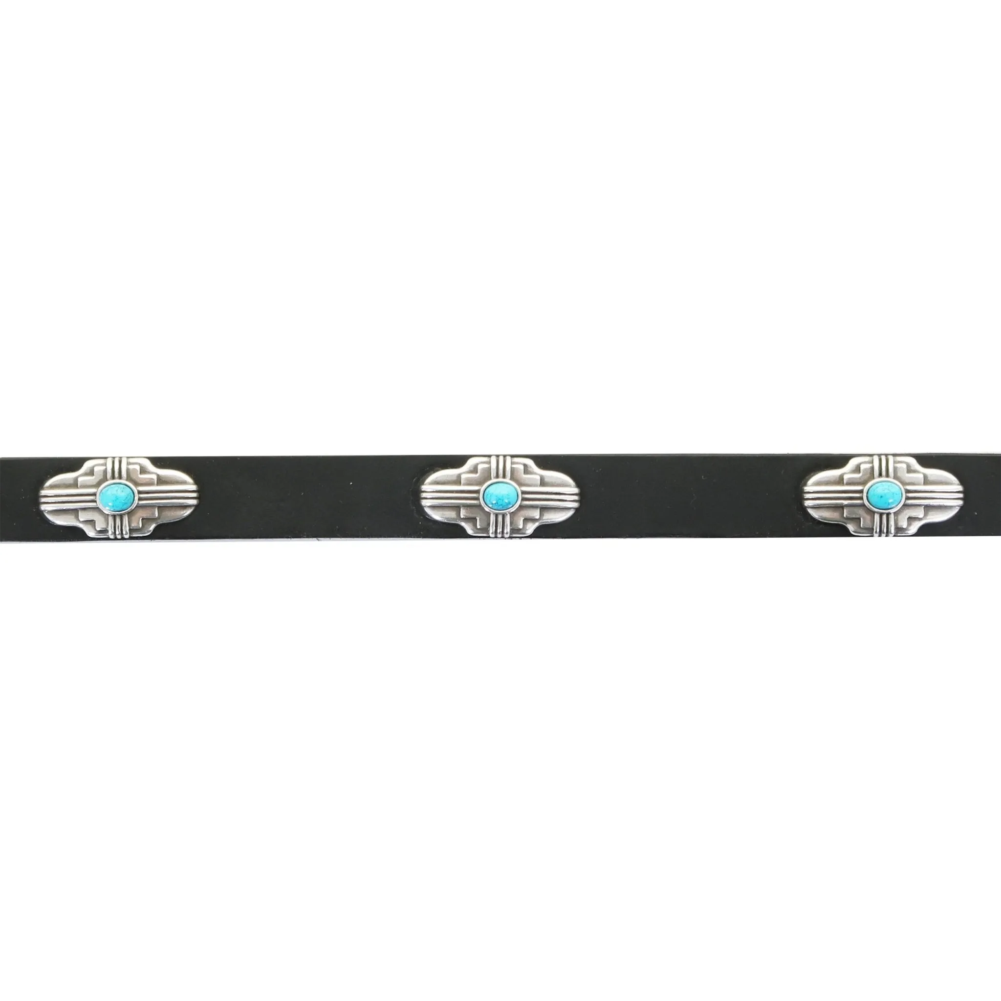 B1181 - Black Harness Leather Belt