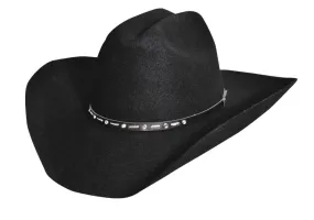 Black Gem Wool Cowboy Hat