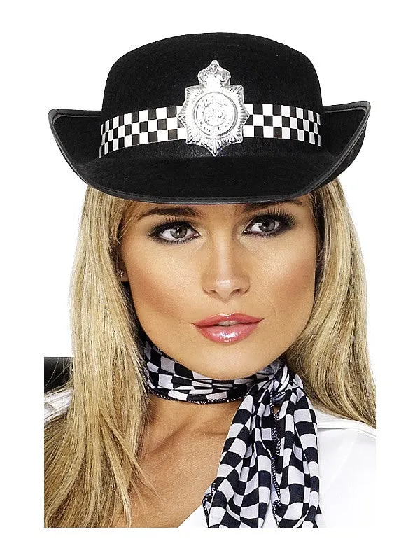 Black Policewoman's Hat