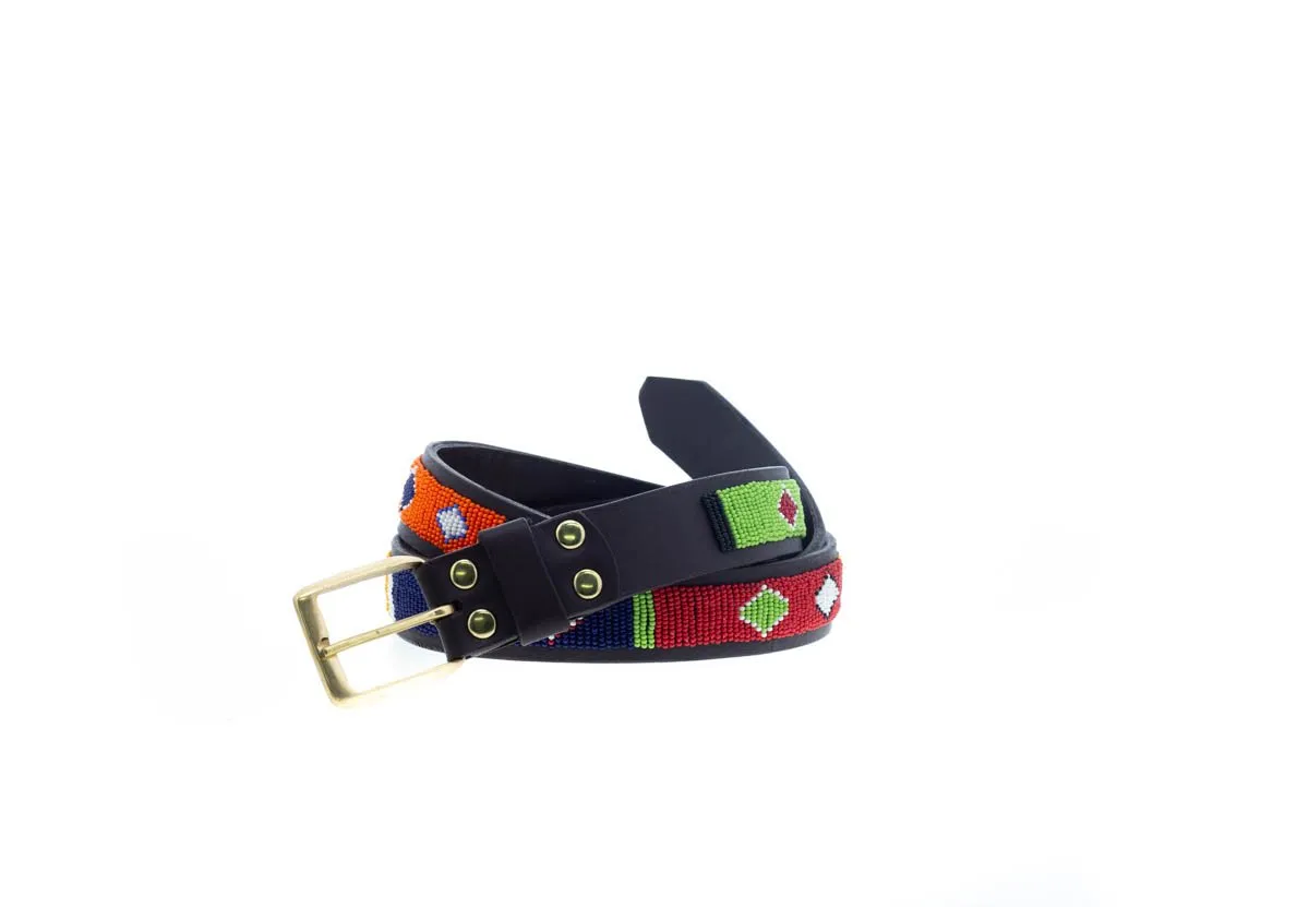 Bright Diamond 1 Leather Belt