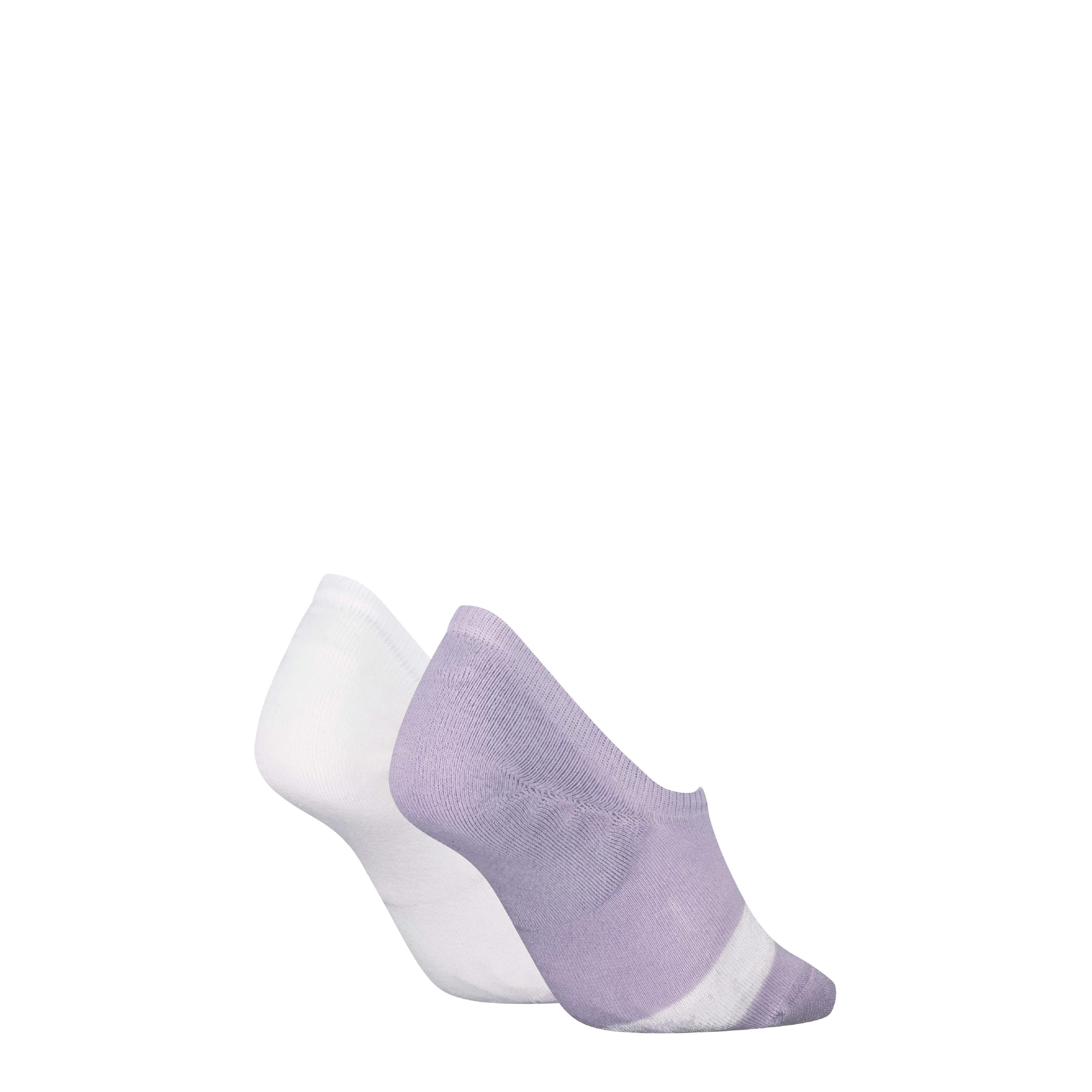 Calvin Klein Jeans Women's Invisible Footie Socks 2 Pack