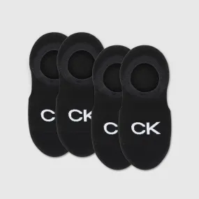 Calvin Klein Women's Invisible Footie Socks 4 pack