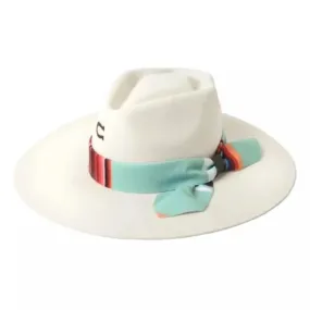 Charlie 1 Horse Ivory Indian Lodge Felt Hat