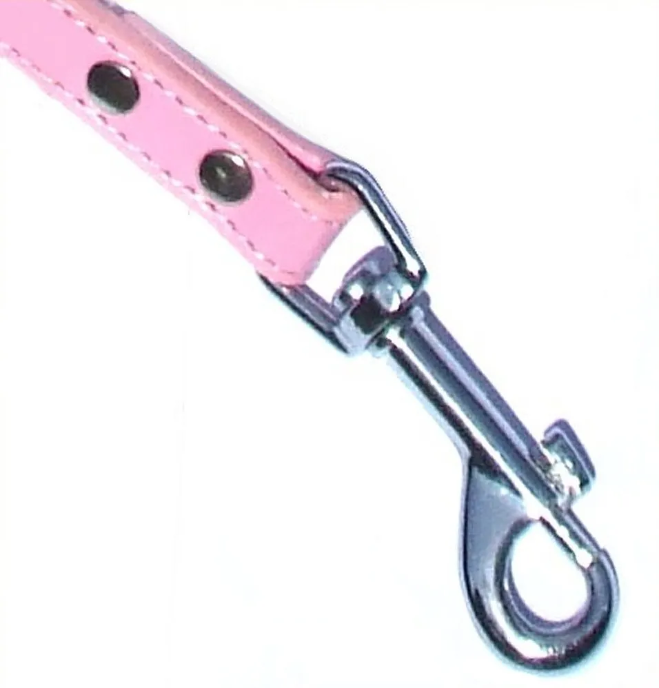 Diamante Dog Collar Lead Set - Baby Pink