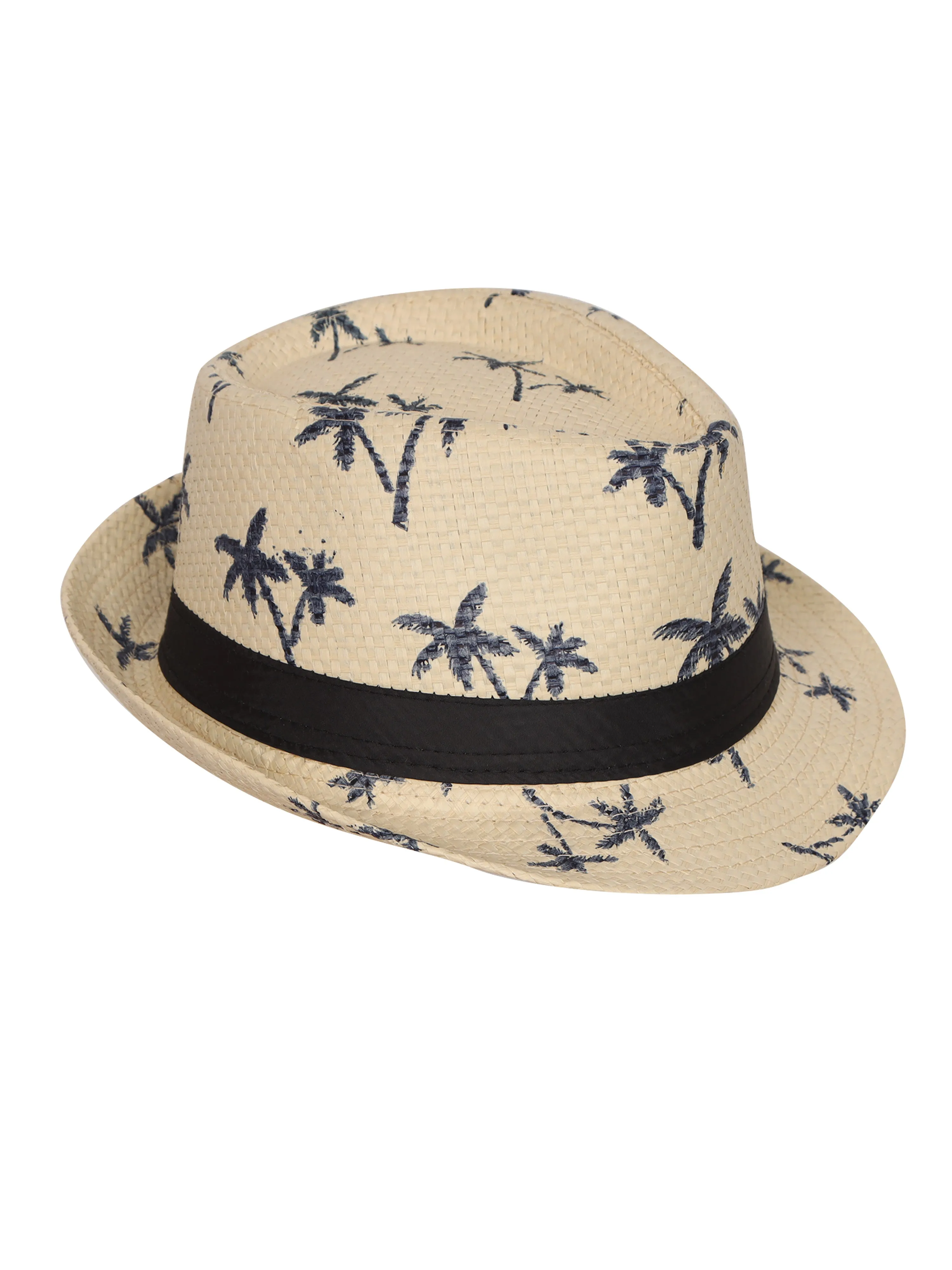 FabSeasons Printed Beach Fedora Hat / cap for Men & Women