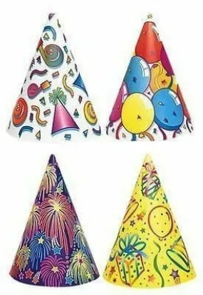 Fancy Party Hats 10" | 8ct