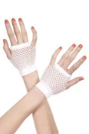 Fingerless Diamond Net Gloves