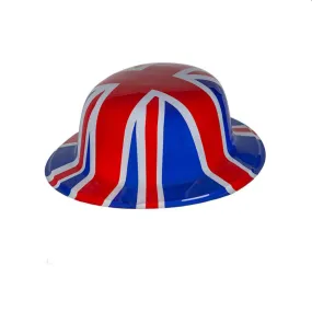 G.B Bowler Hat Union Jack Flag Fancy Dress Royal Party