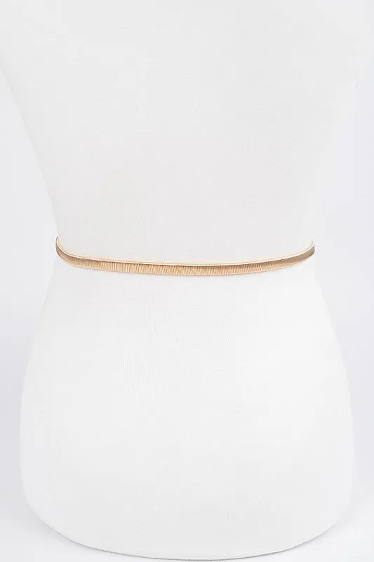 Gold Infinity Knot Stretch Belt