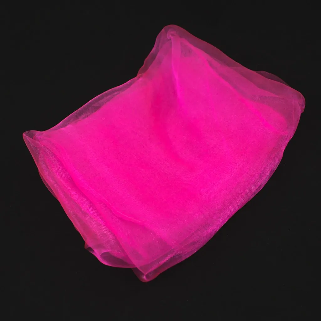 Hot Pink Chiffon Hair Scarf