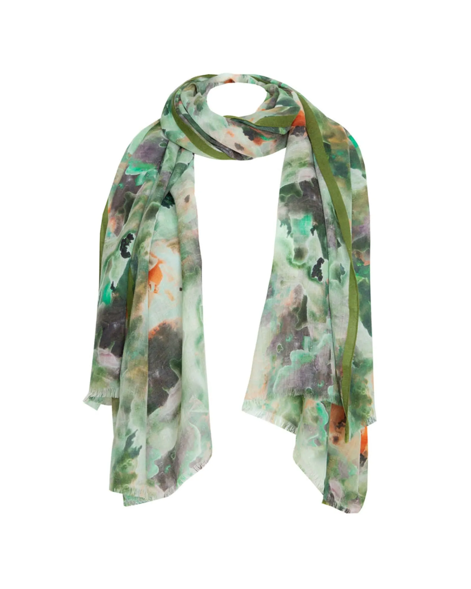 Isabella Wrap | Green Print