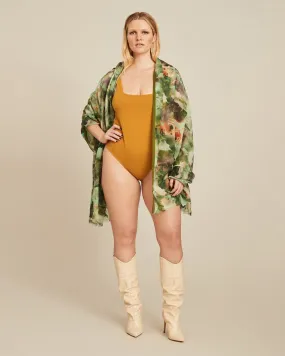 Isabella Wrap | Green Print