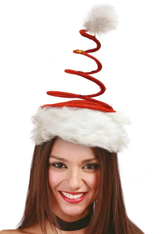 Large Spiral Santa Hat