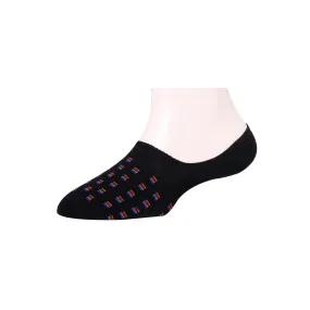 Men's Invisible/No-Show Multicolor Square Socks