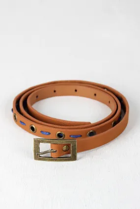 Morse Code Skinny Belt