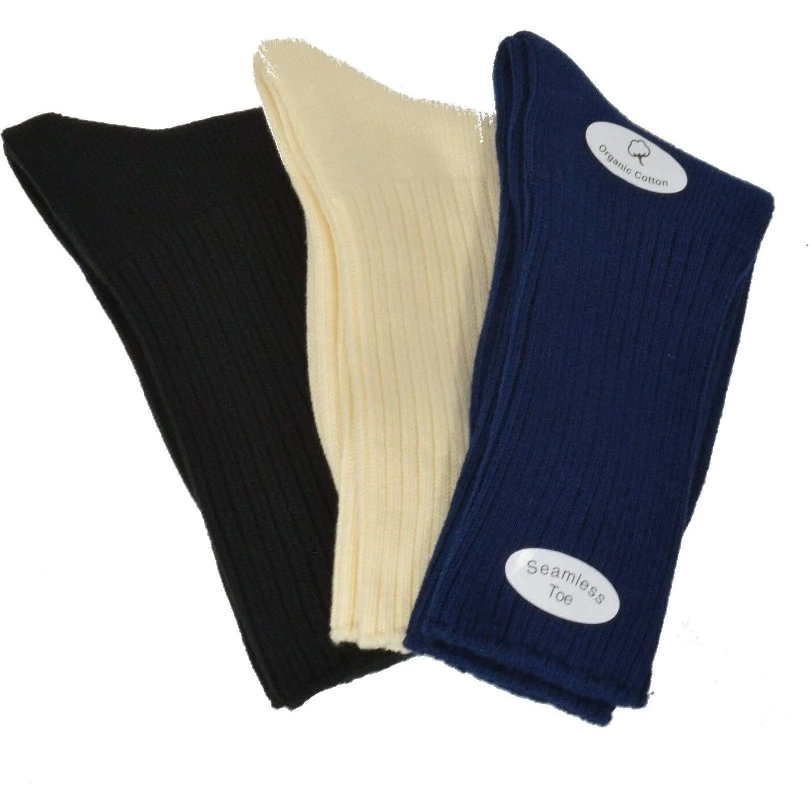 Organic Cotton Crew Socks for Kids, Women & Men