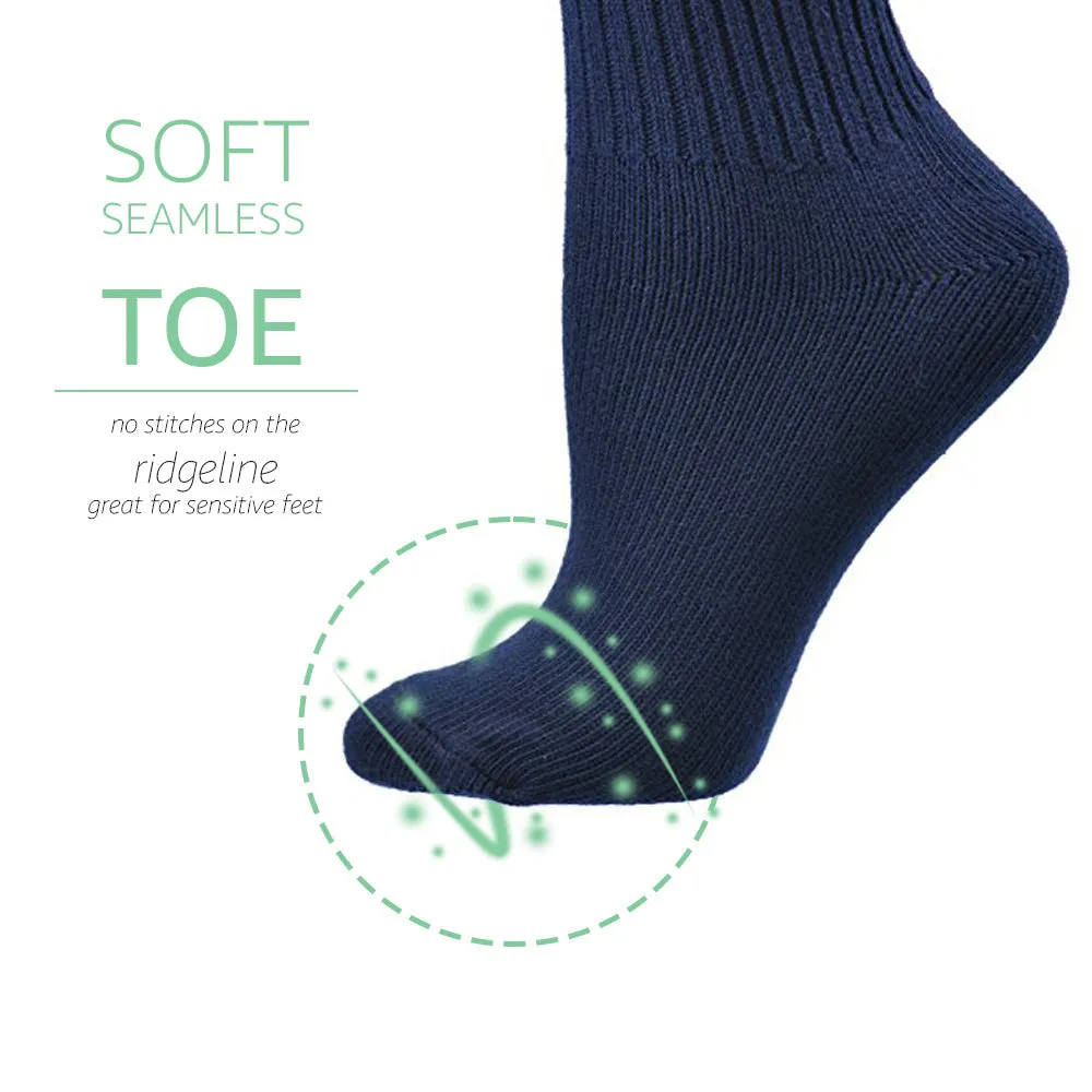 Organic Cotton Crew Socks for Kids, Women & Men