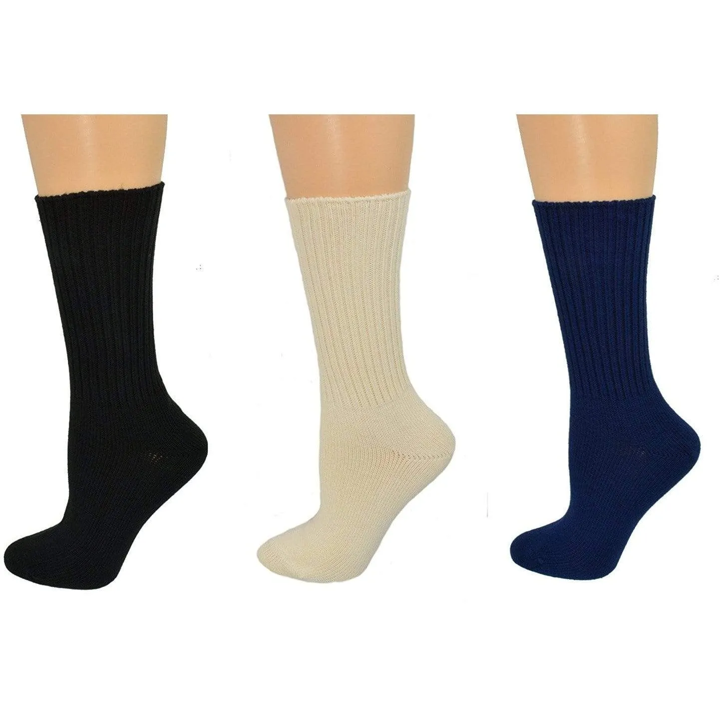 Organic Cotton Crew Socks for Kids, Women & Men