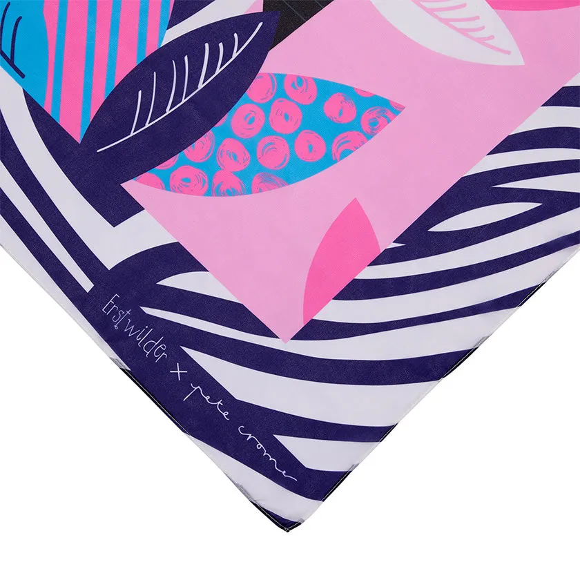 Pete Cromer The Zealous Zebra Square Scarf by Erstwilder