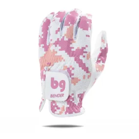 Pink Digital Camo Mesh Golf Glove