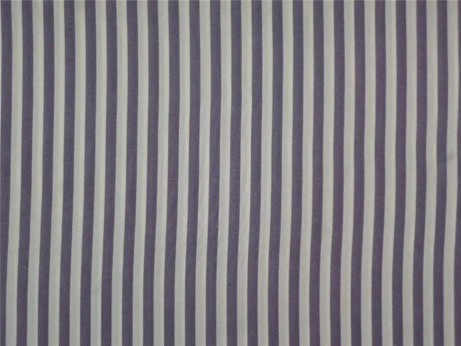 Pure silk haboati stripes purple x ivory color 80 gms b2#106[2]