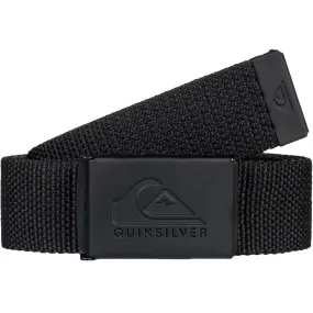 Quiksilver Unisex Adults Principle Schwack Webbing Belt - Black