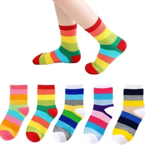 Rainbow Seamless Feel Sensory Socks