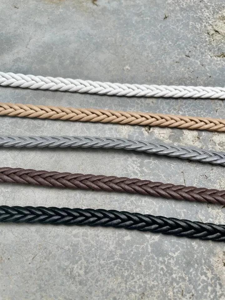 Skinny Braided Belt - Assorted