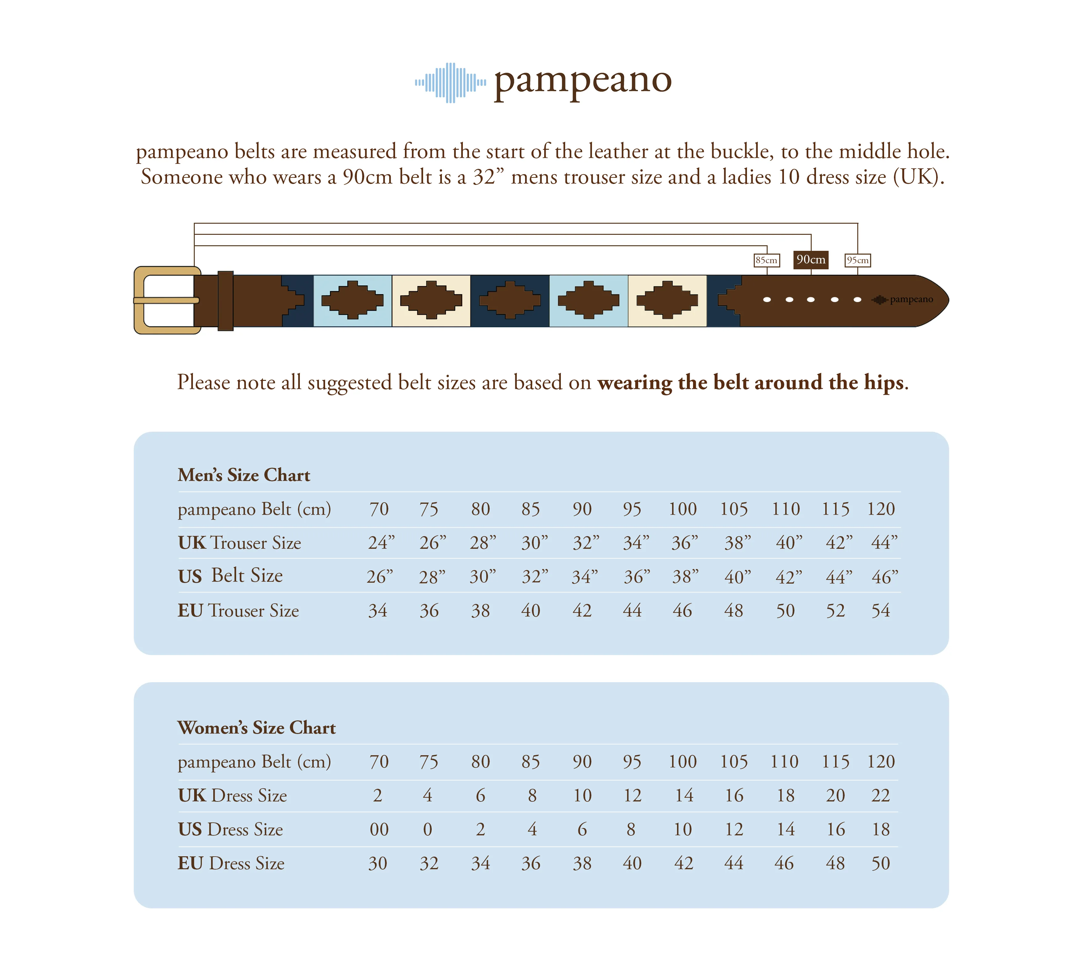 Skinny pampeano Belt - 'Sereno'