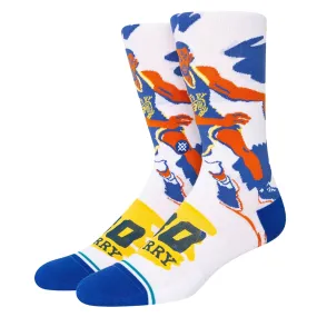 Stance Paint Curry Socks - White