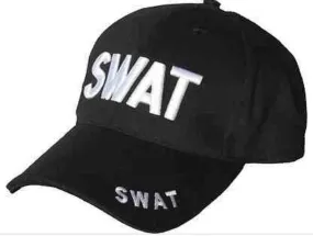 SWAT Baseball Cap with 3D Embroidery Military Combat Hat 100% Cotton