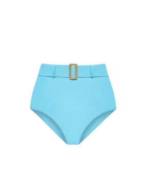 The Belted Brief - Aqua