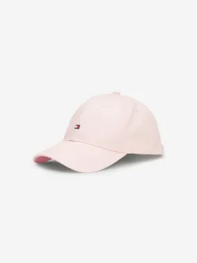 Tommy Hilfiger Girls Small Flag Logo Cap in Pink