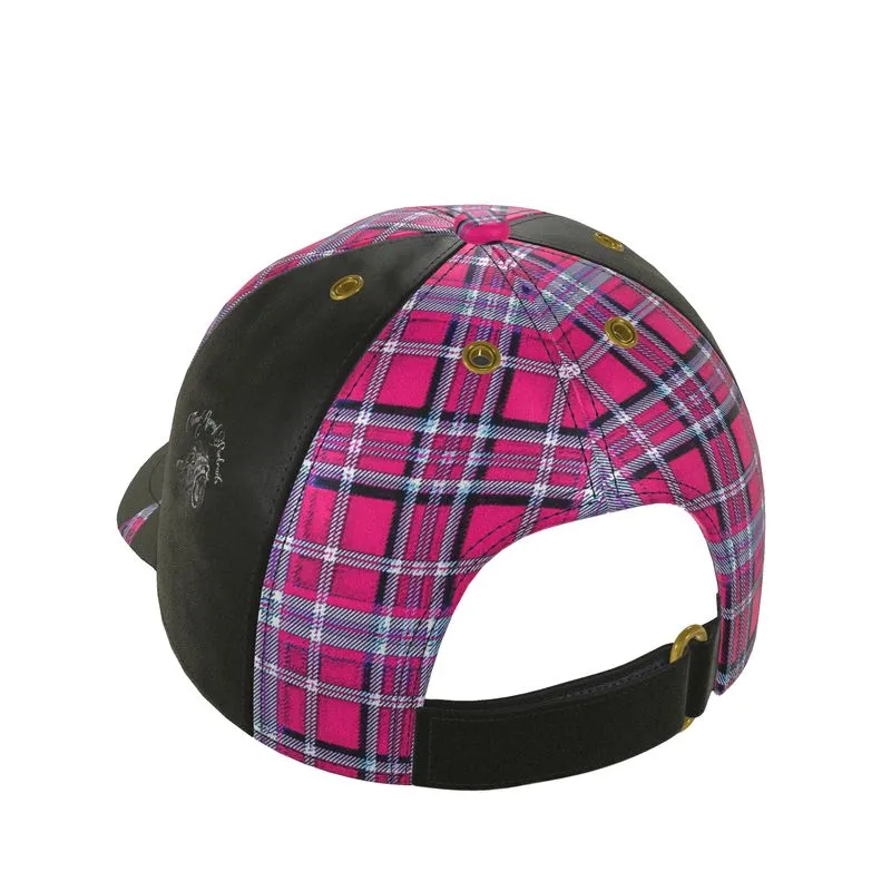 TRP Twisted Patterns 06: Digital Plaid 01-04A Ladies Designer Baseball Cap