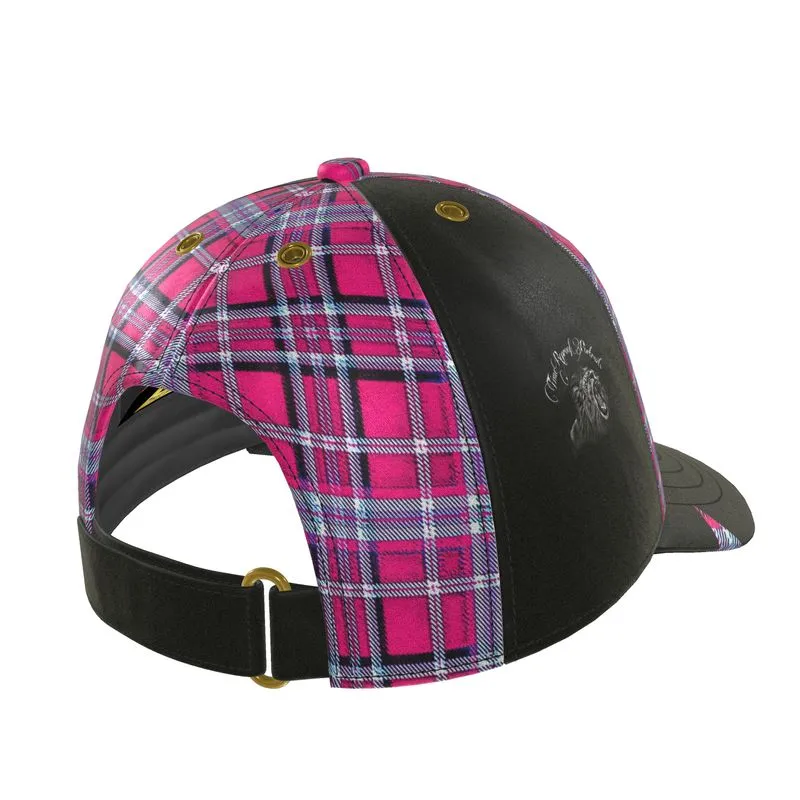 TRP Twisted Patterns 06: Digital Plaid 01-04A Ladies Designer Baseball Cap