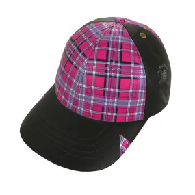 TRP Twisted Patterns 06: Digital Plaid 01-04A Ladies Designer Baseball Cap