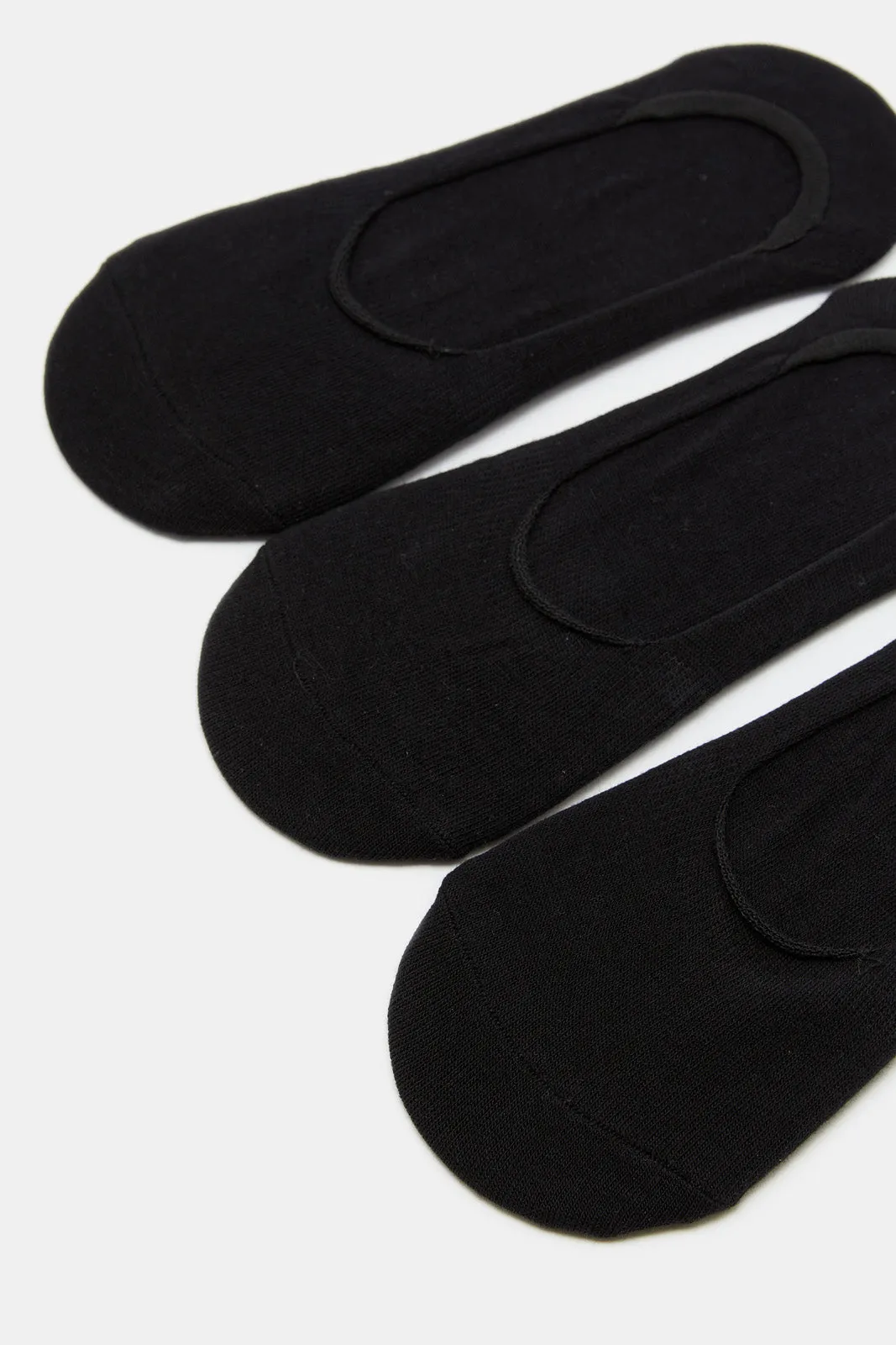 Women Black Invisible Socks Set (3 pairs)